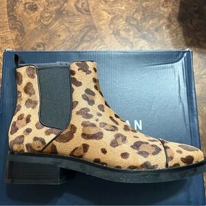 Cole Haan Mara Grand Leopard Print Calf Skin Boots. NIB 7.5 Ret $220